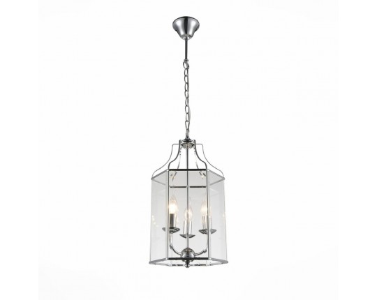 SL228.103.03 Люстра подвесная ST-Luce Хром/Прозрачный E14 3*40W