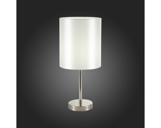 SLE107304-01 Прикроватная лампа Никель/Белый E14 1*40W