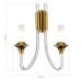 SL1241.201.02 Бра ST-Luce Золотистый/Белый E14 2*40W