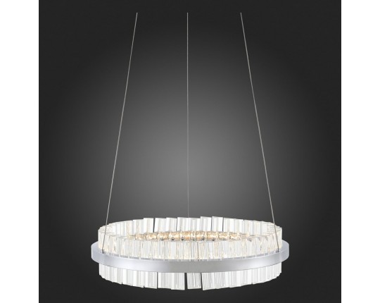 SL383.103.01 Светильник подвесной ST-Luce Хром/Хром, Прозрачный LED 1*34W 3000K