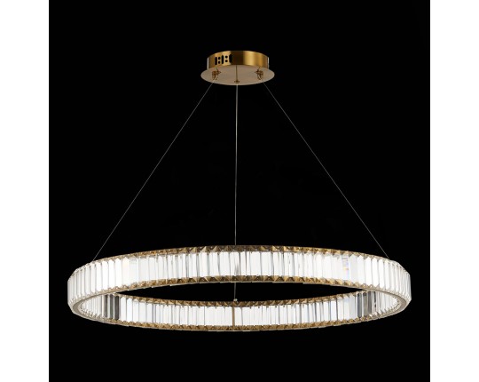 SL1622.383.01 Люстра подвесная ST-Luce Латунь/Прозрачный LED 1*52W 4000K