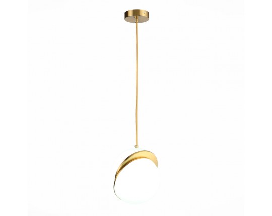 SL1164.303.01 Светильник подвесной ST-Luce Латунь/Белый E27 1*60W