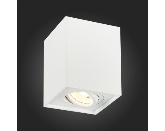 ST109.507.01 Светильник потолочный Белый GU10 1*50W  L100xW100xH123 220V Без ламп