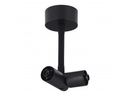 ST1602.449.00 Потолочный токопроводящий угловой соединитель с подводом питания ST-Luce Черный