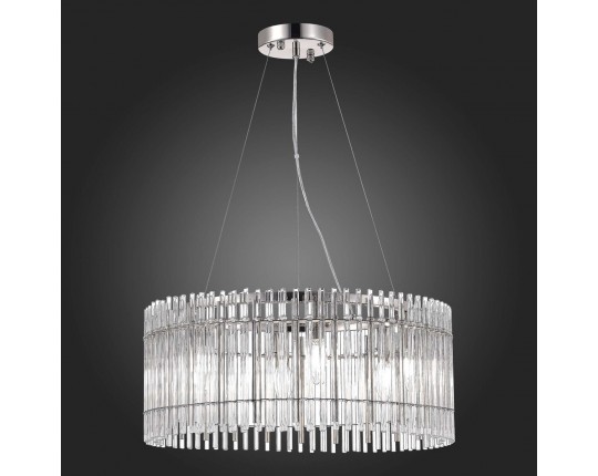 SL1656.113.06 Люстра подвесная ST-Luce Никель/Прозрачный E14 6*40W