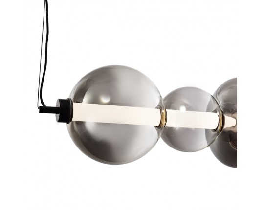 SL6119.413.40 Светильник подвесной ST-Luce Черный/Дымчато-Серый LED 1*40W 3000K
