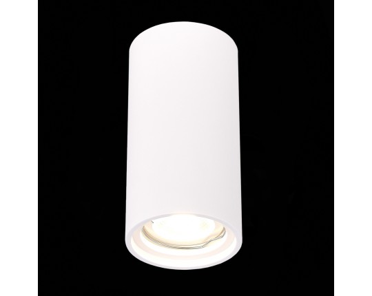 ST155.502.01 Светильник потолочный Белый GU10 1*50W IP20 D70xH140 180-240V Без ламп