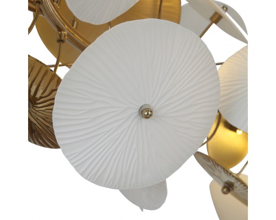 SL1518.303.10 Светильник подвесной ST-Luce Латунь/Белый G9 10*5W 4000K