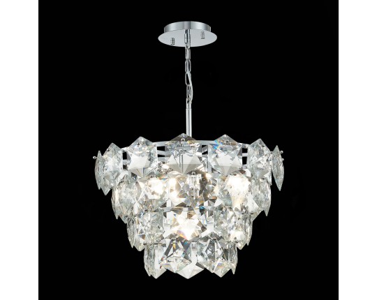 SL1631.103.06 Люстра подвесная ST-Luce Хром/Прозрачный E14 6*40W