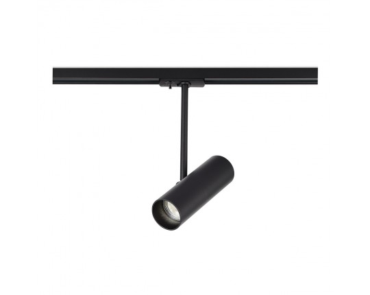 ST381.406.01 Св-к трек. Черный GU10 1*50W IP20 DxH- 220V Без ламп
