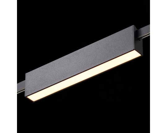ST817.406.12 Магнитный трековый светильник FARM Черный LED 1*12W 3000K 576Lm Ra90 120 IP20 L232xW24x