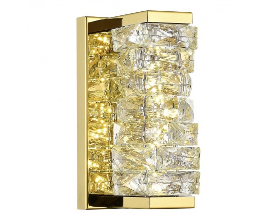 SL6010.201.08 Бра ST-Luce Золотистый/Прозрачный LED 1*8W