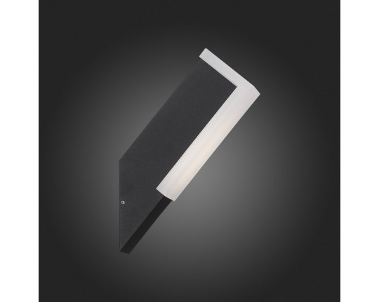 SL096.411.02 Светильник уличный настенный ST-Luce Черный/Белый LED 1*6W 4000K