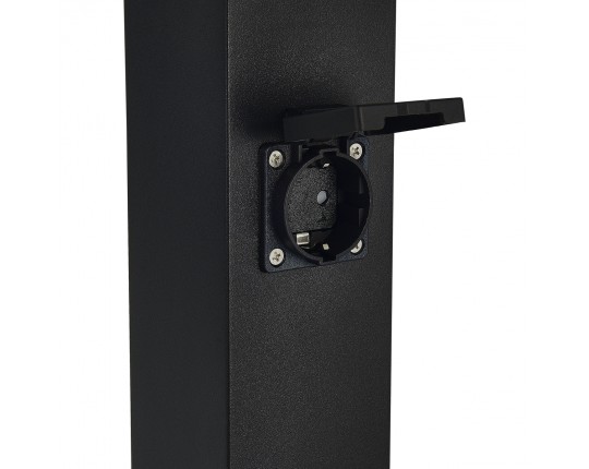 SL9012.405.00 Столб уличный 2 розетки ST-Luce черный 3500W