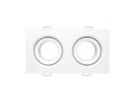 ST255.528.02 Св-к встр. Белый GU10 2*50W  IP65 L180xW90xH40 220V Без ламп