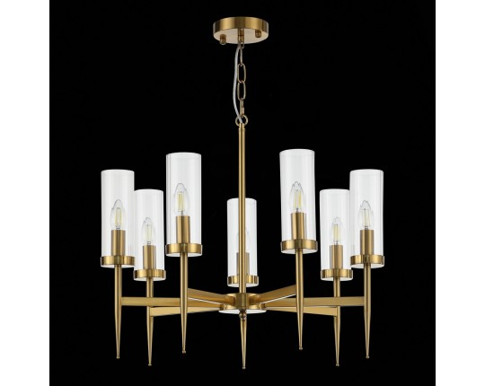 SL1159.303.07 Люстра подвесная ST-Luce Латунь/Латунь, Прозрачный E14 7*60W