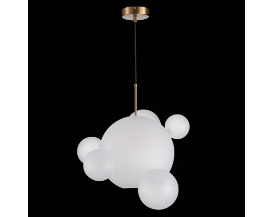 SL1133.513.01 Светильник подвесной ST-Luce Латунь/Белый E27 1*60W