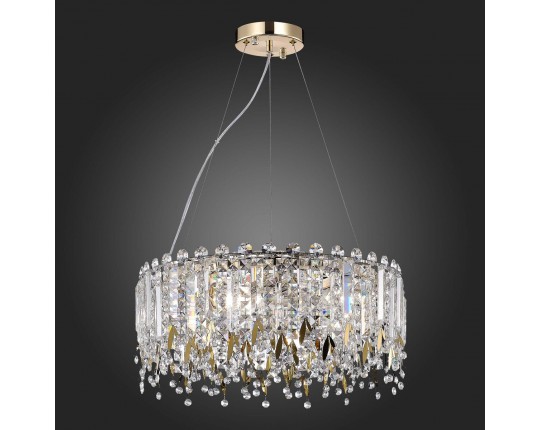 SL1655.203.06 Люстра подвесная ST-Luce Золотистый/Прозрачный E14 6*40W