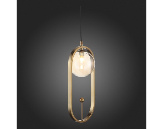 SL1201.203.01 Подвес ST-Luce Бронзовый/Коньячный G9 1*5W