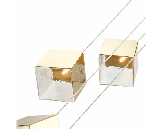 SL1182.203.06 Светильник подвесной ST-Luce Золотистый/Прозрачный, Золотистый G9 6*5W