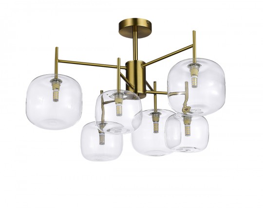 SL1049.302.06 Люстра потолочная ST-Luce Латунь/Прозрачный G9 6*5W