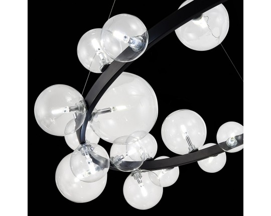 SL1165.403.24 Светильник подвесной ST-Luce Черный/Прозрачный G4 24*5W