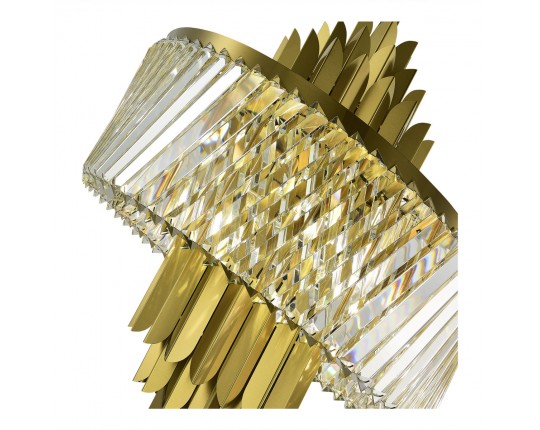 SL1635.303.09 Люстра подвесная ST-Luce Латунь/Прозрачный E14 9*40W