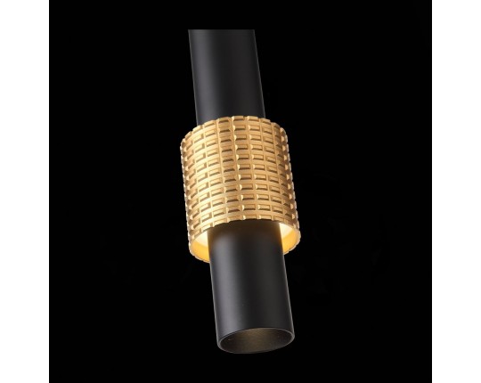 SL1591.403.01 Светильник подвесной ST-Luce Черный, Анодированный золотой/Черный LED 1*6W 3000K