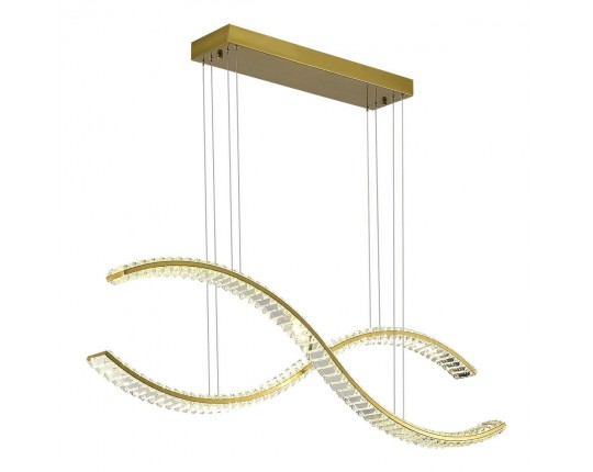 SL6206.303.50 Светильник подвесной ST-Luce Латунь/Прозрачный LED 1*50W 3000K