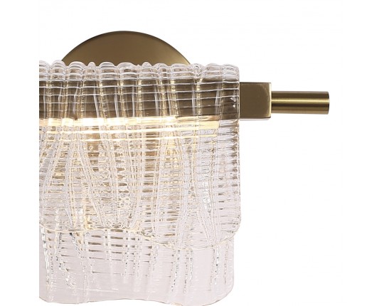 SL6021.201.06 Светильник настенный ST-Luce золотистый/прозрачный LED 1*6W 3000K