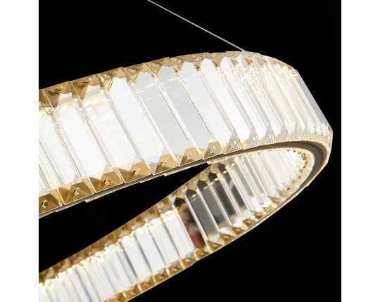 SL1622.313.01 Люстра подвесная ST-Luce Латунь/Прозрачный LED 1*68W 4000K