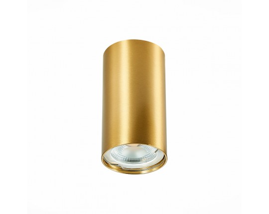 ST110.207.01 Светильник потолочный Золотистый GU10 1*50W  IP20 D54xH100 220V Без ламп