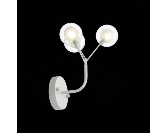 SL376.501.03 Бра ST-Luce Белый/Белый,Прозрачный G4 LED 3*2W