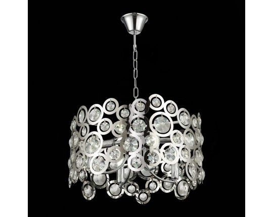 SL1103.103.08 Светильник подвесной ST-Luce Хром/Прозрачный,Хром E14 8*60W