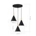 SLE1255-423-03 Светильник подвесной Черный/Черный E27 3*40W