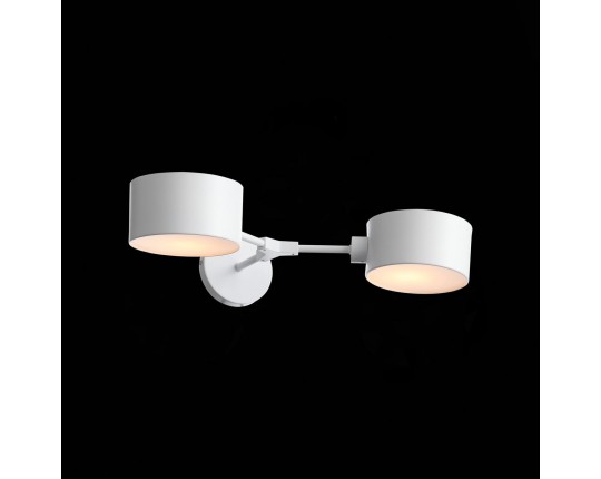 SLE183501-02 Светильник настенный Белый/Белый E14 2*60W