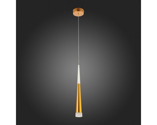 SLE200103-01 Светильник подвесной Золотистый/Золотистый, Белый LED 1*7W 3000K