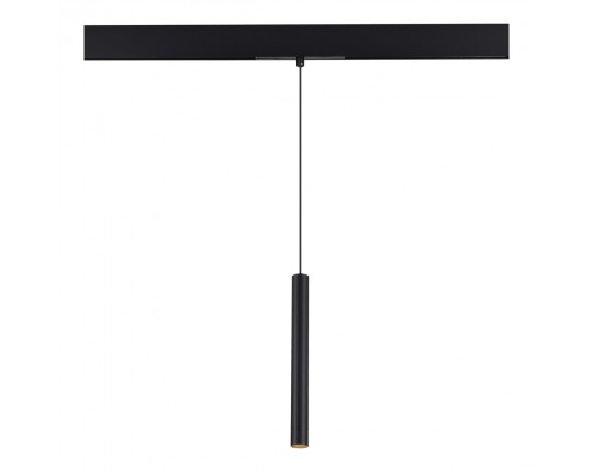 ST682.436.07 Магнитный трековый светильник Черный LED 1*7W 3000K Lm Ra90 36° IP20 D32xH307 48V