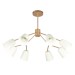 SLE155902-08 Светильник потолочный Золотистый/Белый E14 8*40W