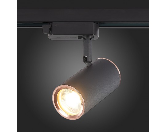 ST301.426.01 Св-к трек. Черный GU10 1*50W L104xW54xH111 220V Без ламп