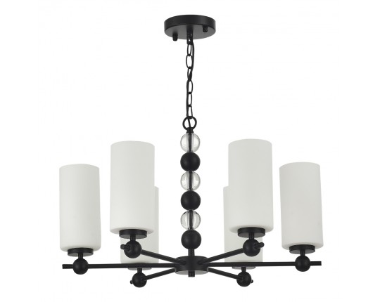 SL2003.403.06 Светильник подвесной ST-Luce черный/белый E27 6*40W