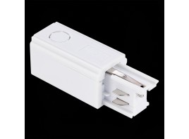 ST030.509.10L Левый Токоподвод для трехфазного шинопровода ST-Luce Белый