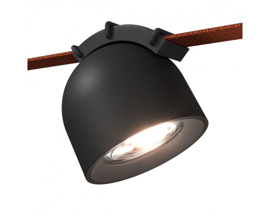 ST451.436.12.1 Св-к трек. Черный LED 1*12W 3000K 815Lm Ra90 60 IP20 D100xH107 48V