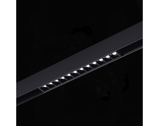 ST371.406.12 Магнитный трековый светильник SMART Черный LED 1*12W 2700K-6500K 1 080Lm Ra90 36° IP20