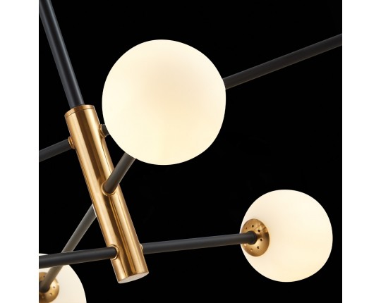 SLE220103-06 Светильник потолочный Черный, Бронза/Белый G9 6*5W