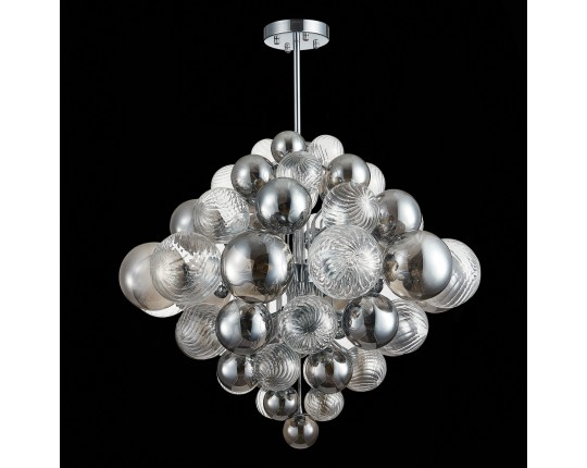 SL1124.103.29 Люстра подвесная ST-Luce Хром/Дымчатый, Прозрачный G9 29*5W 4000K