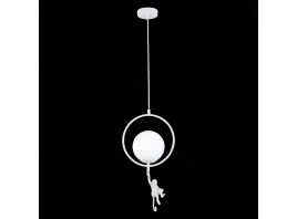 SLE115113-01 Подвес Белый/Белый E27 1*60W