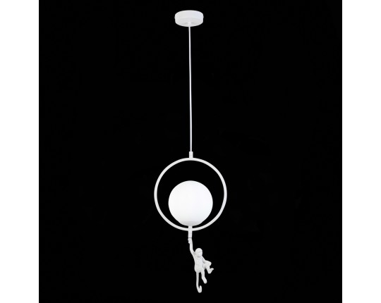 SLE115113-01 Подвес Белый/Белый E27 1*60W