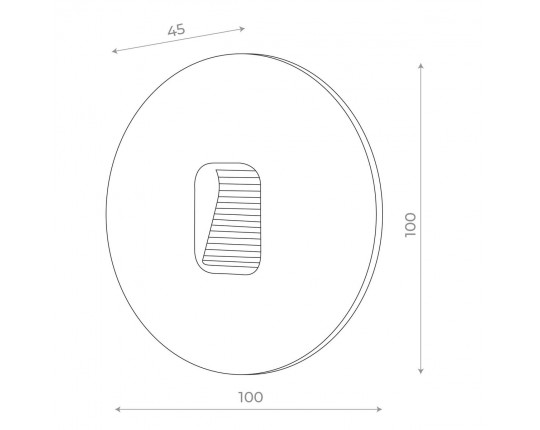 SL9501.541.01 Светильник уличный настенный ST-Luce Белый LED 1*1W 4000K
