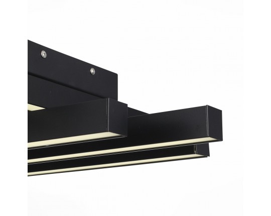 SL933.402.06 Люстра потолочная ST-Luce Черный/Белый,Черный LED 1*36W 3000K/4000K/6000K